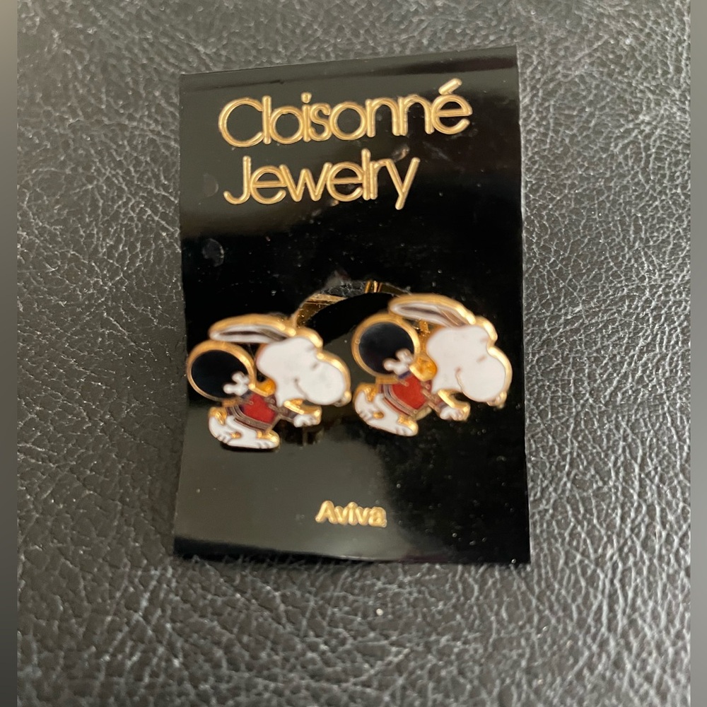 Snoopy vintage rare cufflinks - Bowling
